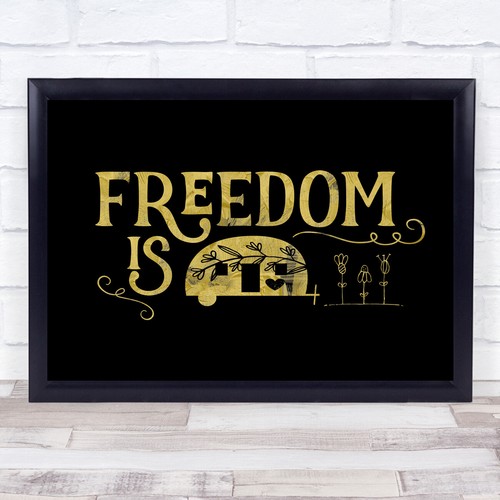 Freedom caravan gold black - caravan,
