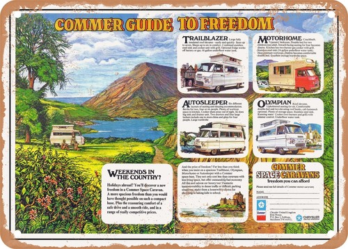 Metal sign 1976 commer space - sign,