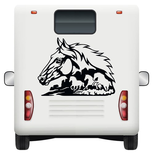 Car stickers wildlife horse - car,